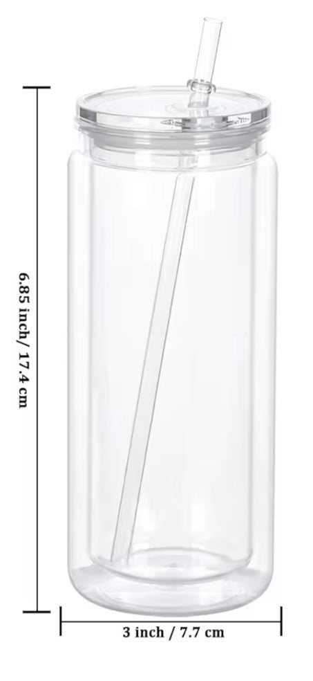 20oz Acrylic Snowglobe Tumbler