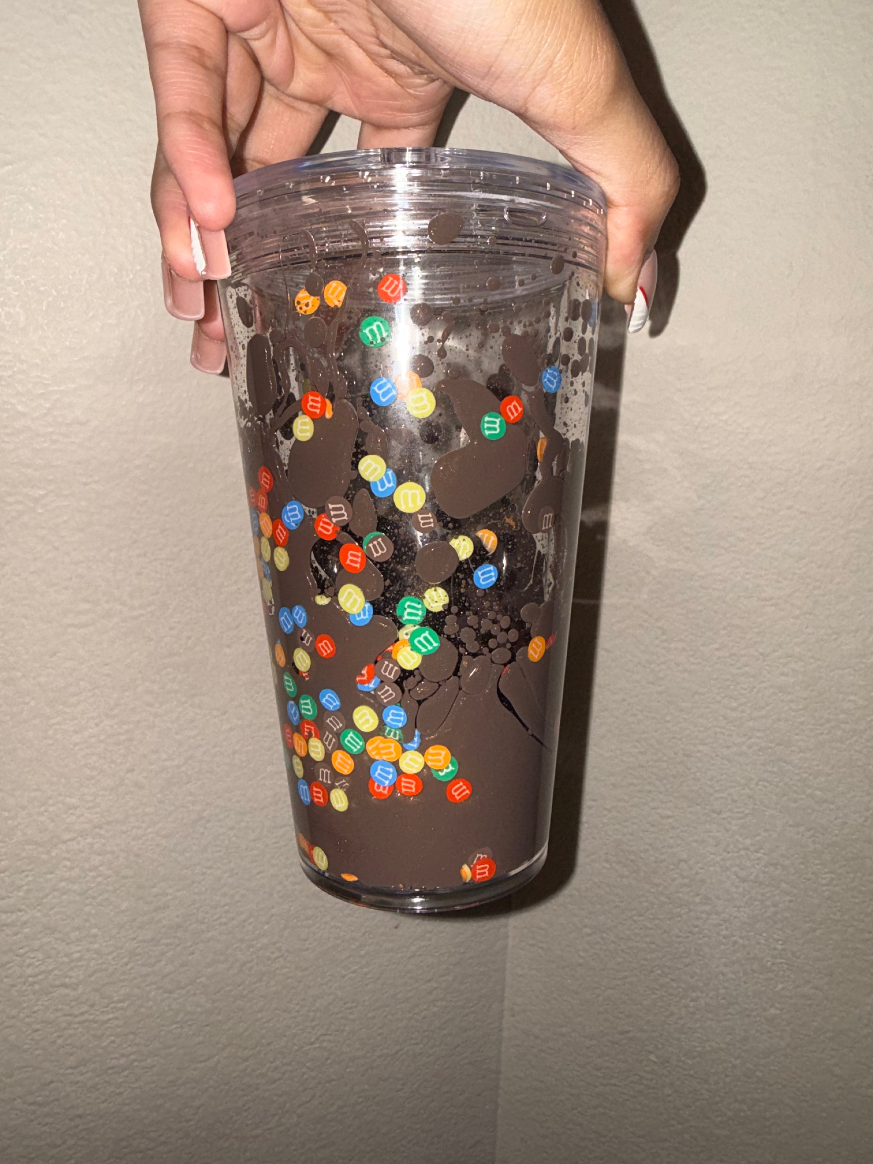 16oz Tapered "M&M" Lava Snowglobe Tumbler