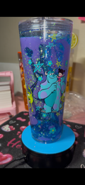 24oz Acrylic "Monsters Inc" Dual Lava Snowglobe Tumbler